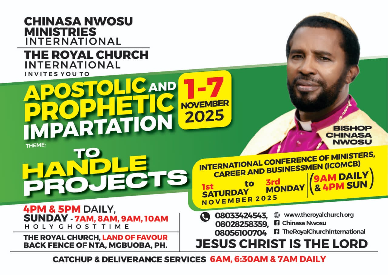 Apostolic and prophetic impartation theme to handle projects